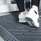 تشک های تراشنده کفش های سنگین 15x15 تشک های تمیز کننده کفش در فضای باز مقاومت در برابر آب و هوا